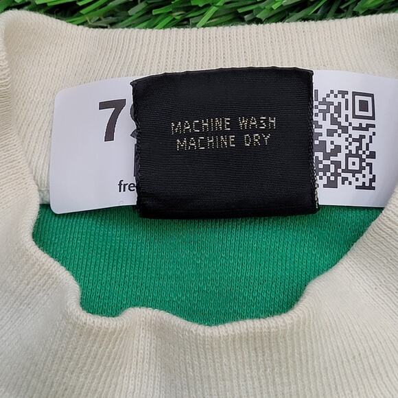 Vintage 70s SEARS MOD Shirt Women Large 21x26 Perma-Prest USA - Picture 7 of 11